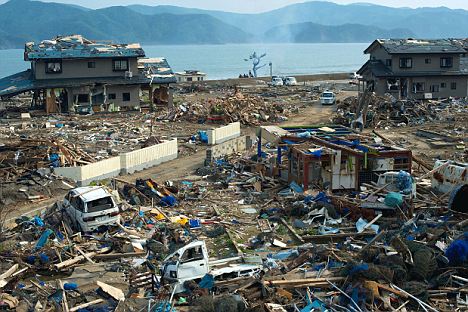 onegawa port in tohoku after the tsunami, as bad today in june as it was in march..